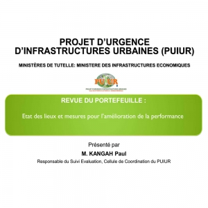 PUIUR  - PRESENTATION REVU DU PORTEFEUILLE