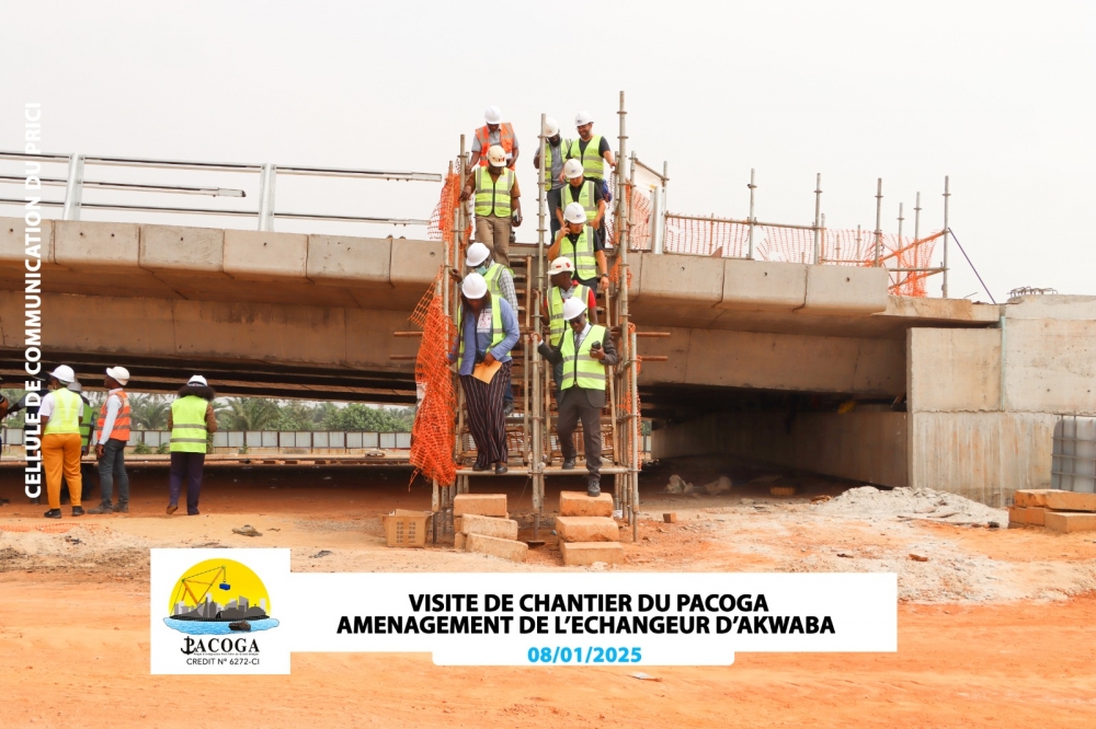 Visite du chantier Akwaba