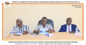 SEANCE DE PRISE DE CONTACT CCR BERE,FOLON, KABADOUGOU, WORODOUGOU, BAFING et de la BAGOUE (PCR-CI)